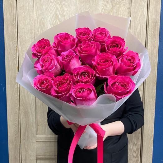 Bouquet of crimson Pink Floyd roses (Ecuador) 60 cm