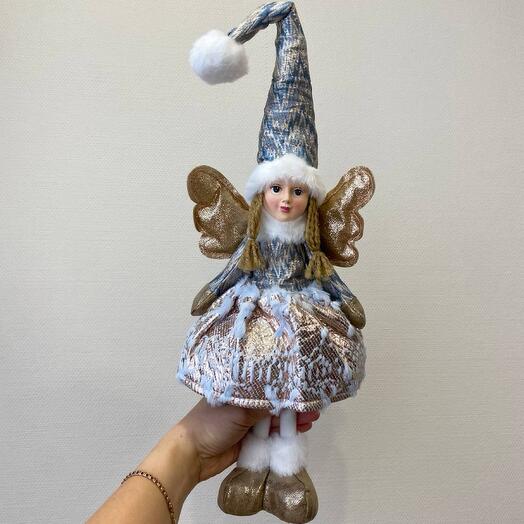 Куколка новогодняя 🎄в платье и с подсветкой