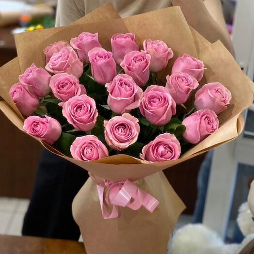 21 роза pink
