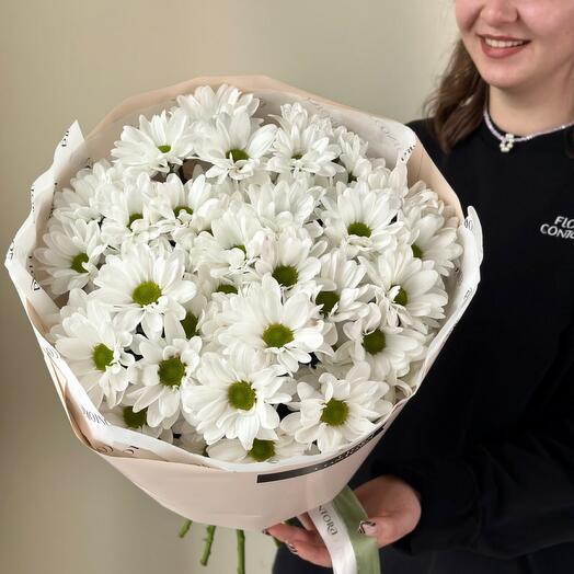 Букет из 9 кустовых хризантем Чик
