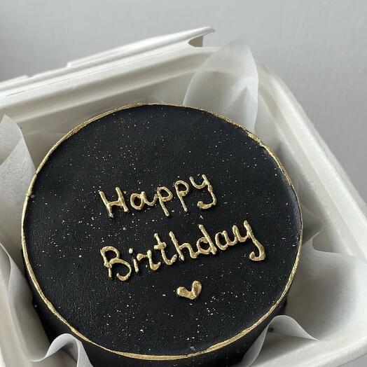 Бенто - торт с надписью *HAppy birthday*