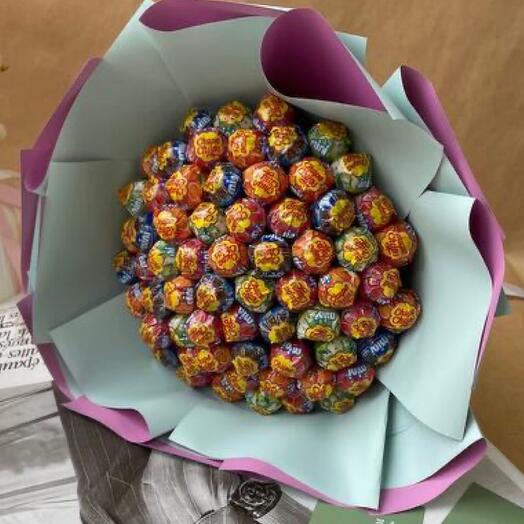 Букет из чупа-чупс