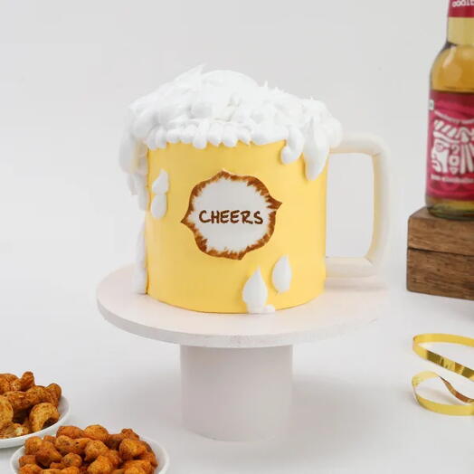 Beer Mug BIRTHDAY Cake