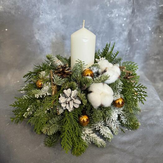 Композиция со свечой