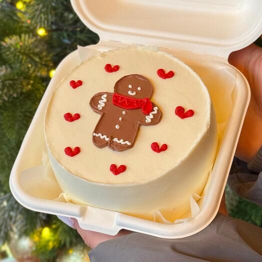 Новогодний бенто торт