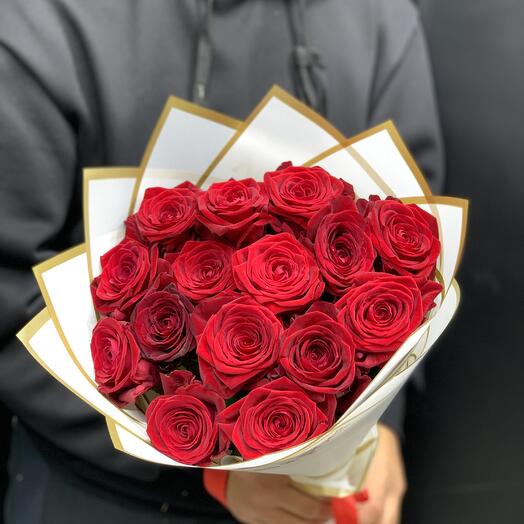 Rosas rojas 15 piezas
