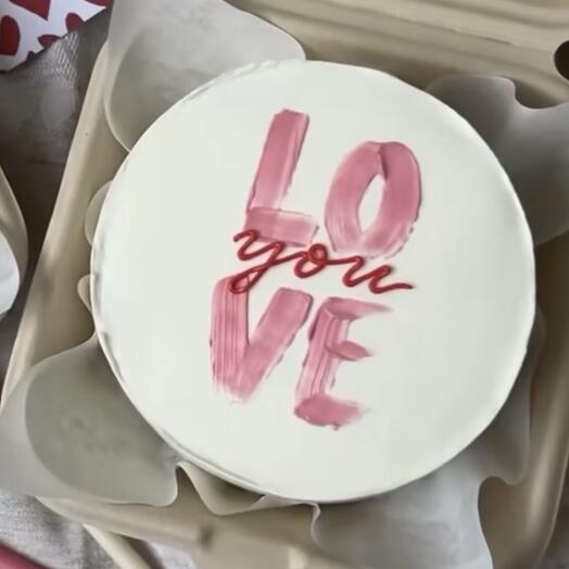 Бенто торт love you