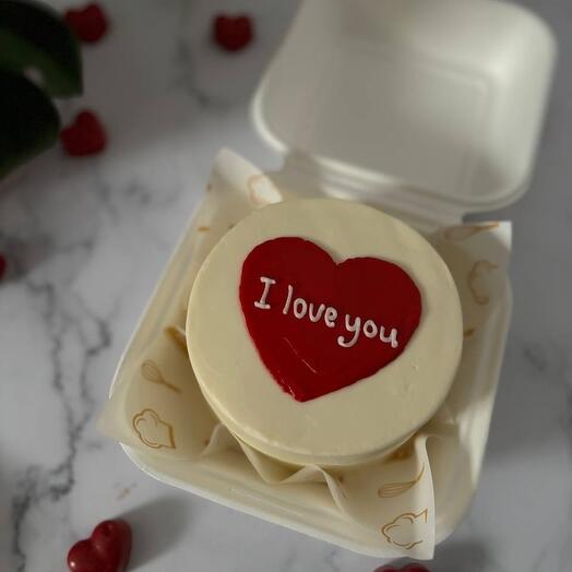 Бенто торт i love you