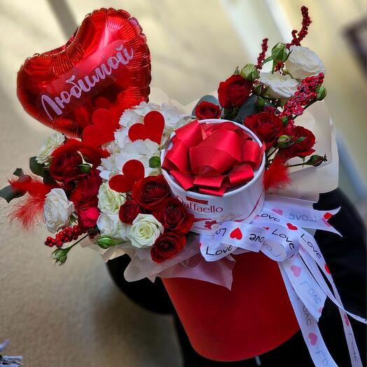 Цветы в коробке️🌹