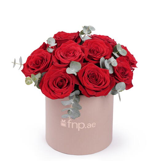 Red Roses in Box