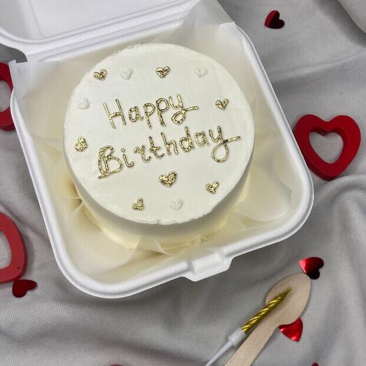 Бенто торт с днём рождения happy birthday в подарок