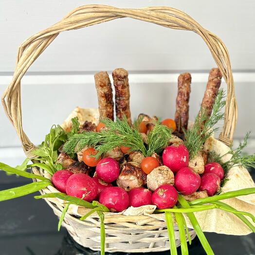 Мужской букет  букет мясной , букет на праздник