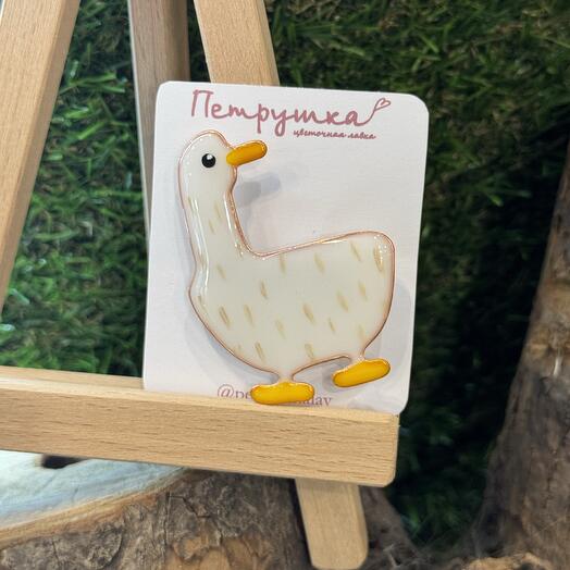 Брошь «Гусь»