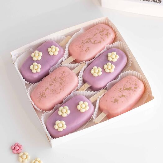 Чизкейки эскимо «Spring» со вкусами Клубника и Манго-Маракуйя