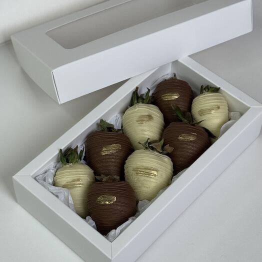 Клубника в шоколаде 2 шоколада