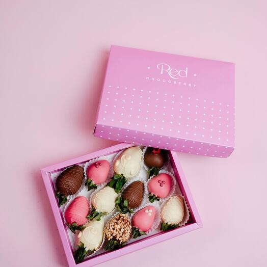 Бокс из 12 штук в бельгийском шоколаде