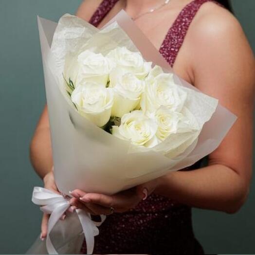Rosas blancas 7pcs