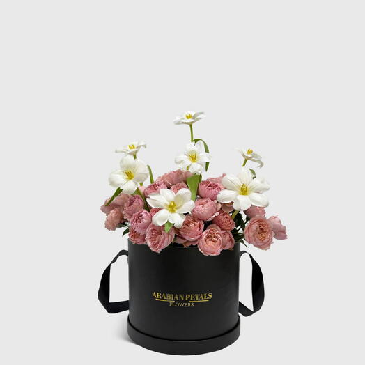 Pink Chantilly Large Black