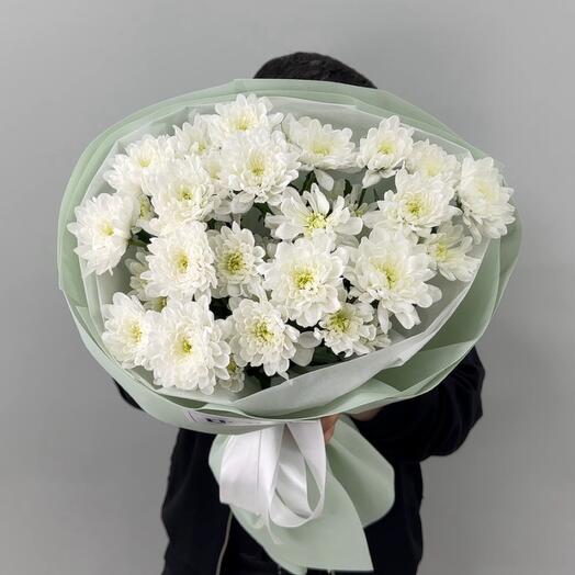 Букет из 5 хризантем