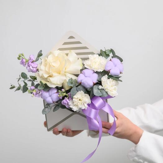 Цветочный конвертик «лаванда»