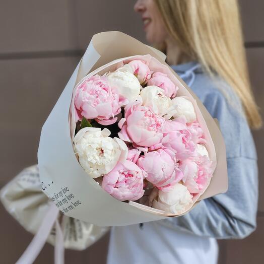 15 зефирных пионов