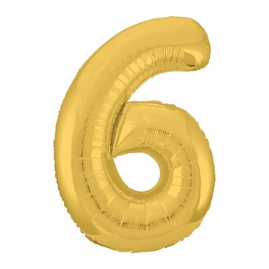 Шар цифра "6"