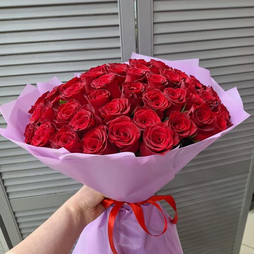 Букет из 71 роз ￼