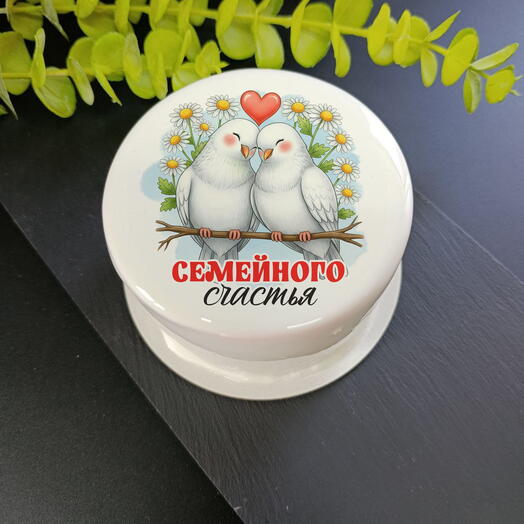 Торт бенто муссово-бисквитный для молодоженов