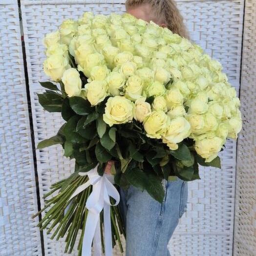 101 Роза Эквадор 90см