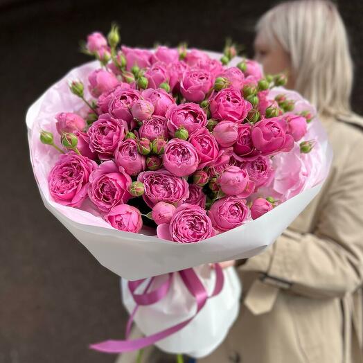 Мисти 💕 | Пионовидная кустовая роза Мисти Баблз