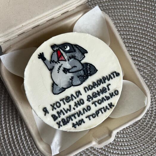 Бенто торт с енотом