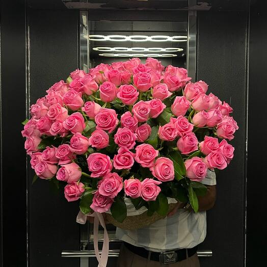 Композиция «101 Роза Ревиваль 🌸»