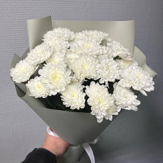 Букет из 5 кустовых хризантем