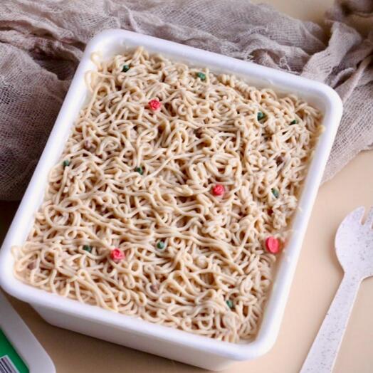 Бенто торт(vegan)  в виде «лапши» для любимого мужчины