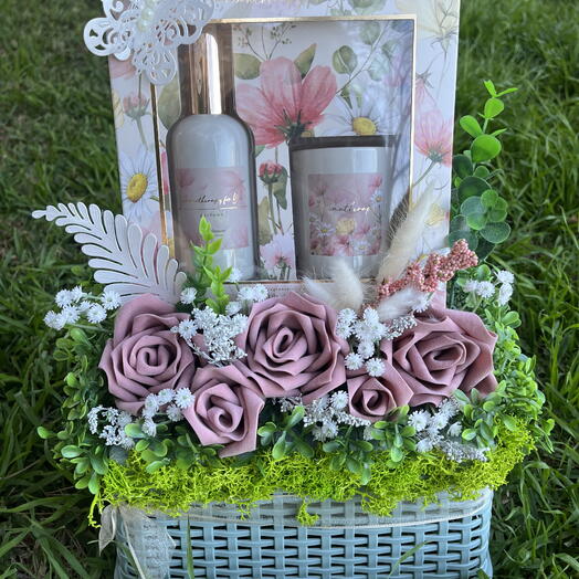 🌸 Aromatherapy Blossom Set – Elegant and relaxing gift for women 💕
