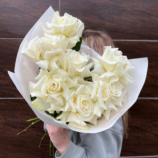 Букет из 7 французских роз 🌸
