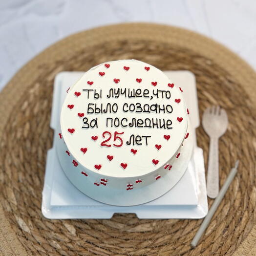 Бенто торт М «25 лет»
