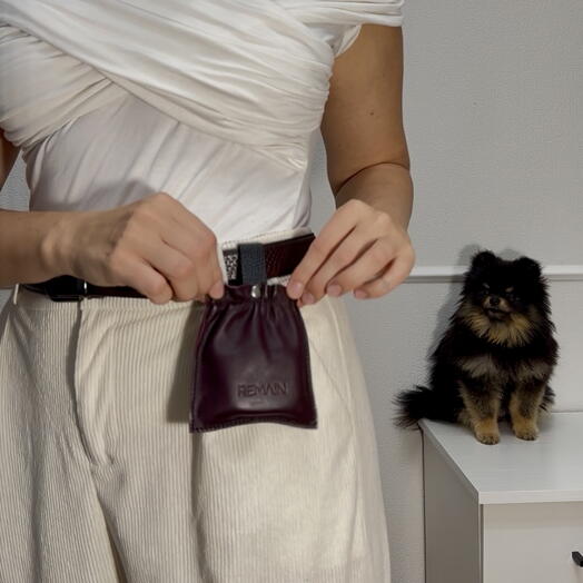 Обвес: микро сумочка( Бордо)+лариат (кожаный шнур обвес)