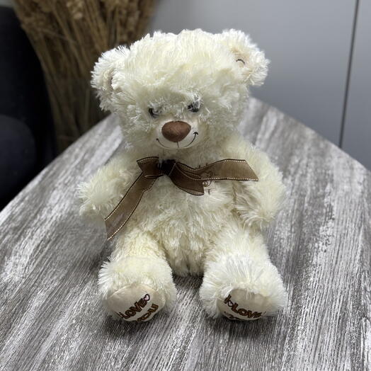 Игрушка мягкая Мишка 1220 (30см, крем)