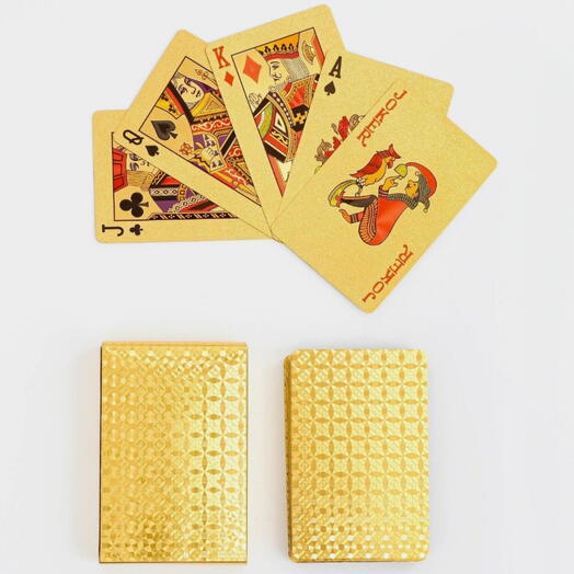 Карты игральные пластиковые «Абстракция», колода 54 шт