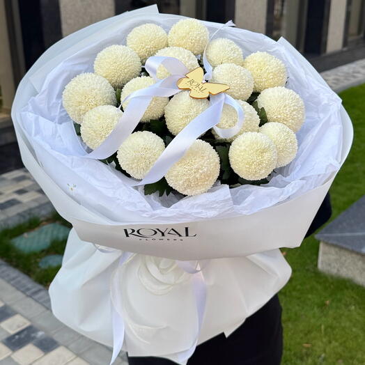 Трендовые хризантемы МОМОКО для неё