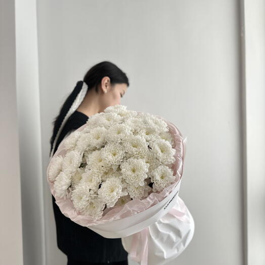 Букет из 9 кустовых харизантем