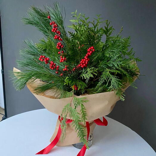 Ramo de Navidad Rojo M