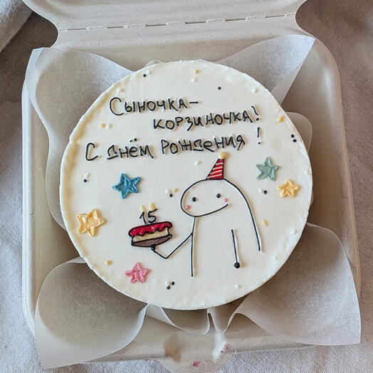 Бенто торт сыну