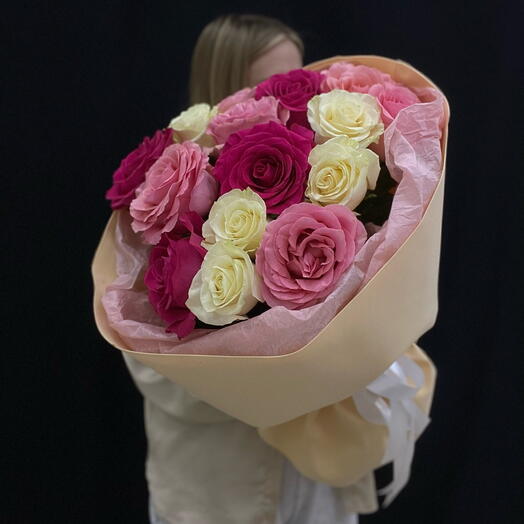 Микс 15 роз