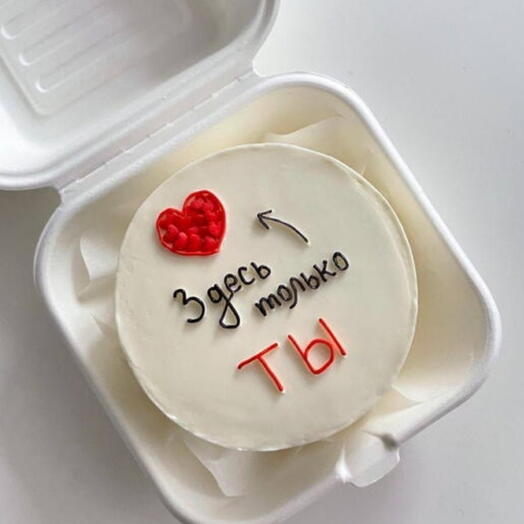 Бенто торт в самое сердце💓 для любимого человека