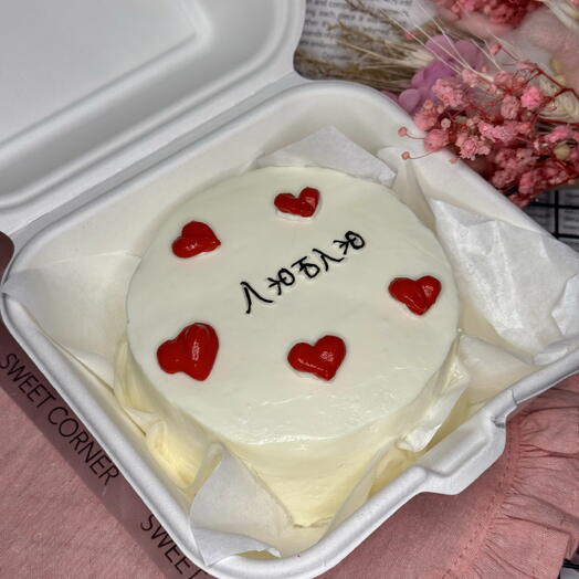 Бенто торт «люблю»