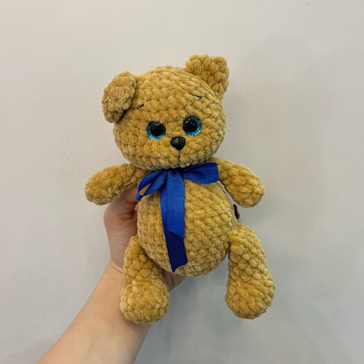 Голубоглазый мишка игрушка