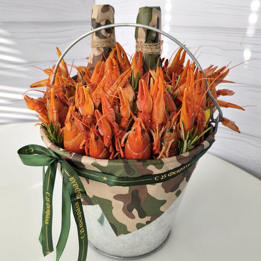 Букет "Ведро раков"