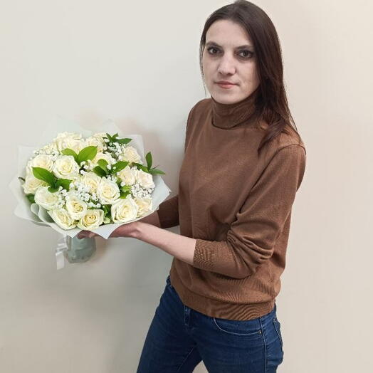 Букет Кремовый сад
